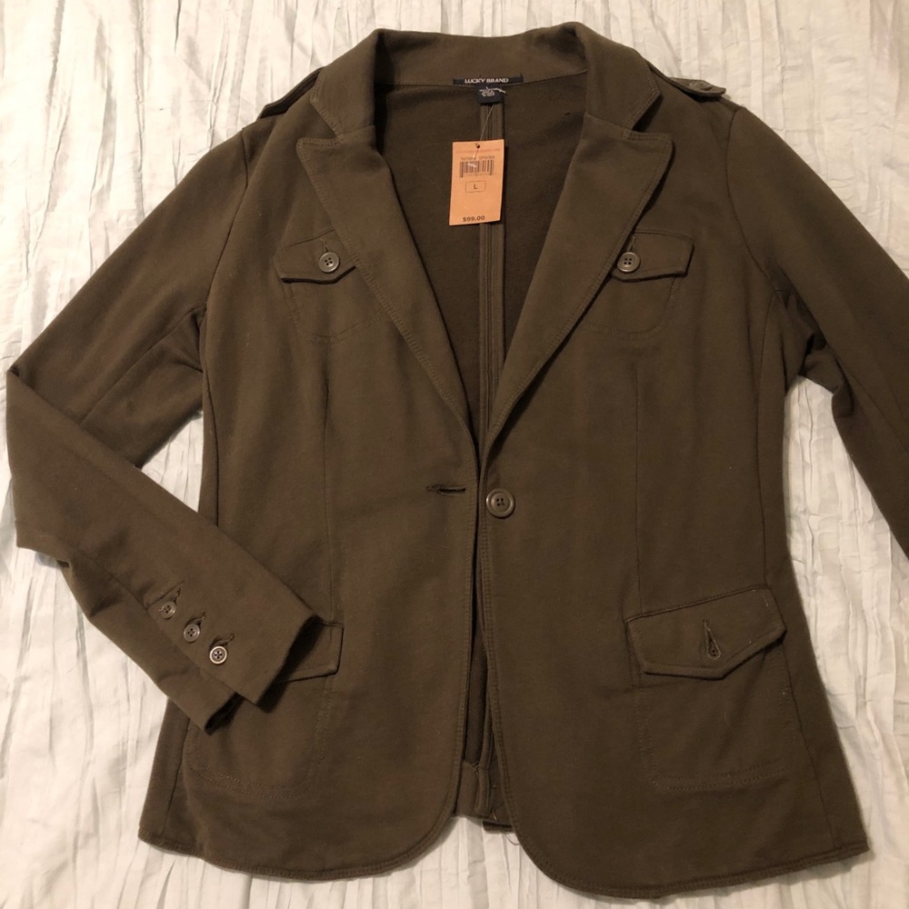 Lucky Brand Army Green Jacket
